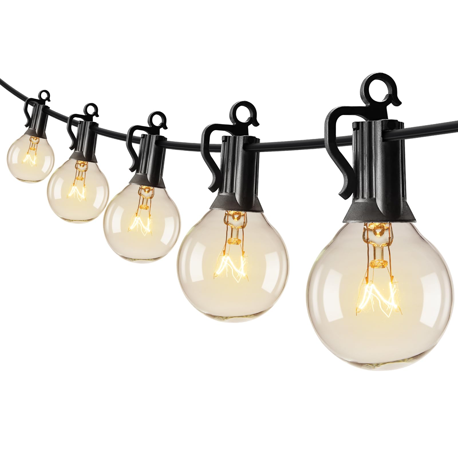 G40 Incandescent Bulb String Lights