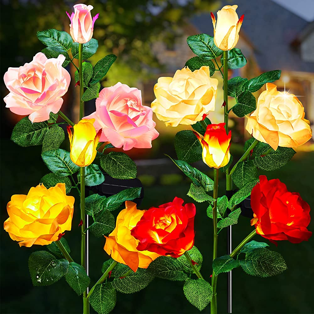 Solar Flower Garden Lights